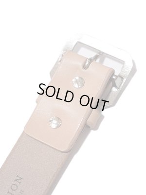 画像3: 【 INCEPTION（インセプション） 】　サドルレザーギャリソンベルト　[ 38mm巾 栃木レザー ] [ TAN ]