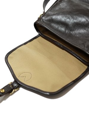 画像6: 【 INCEPTION（インセプション） 】　ホースハイドメールバッグ S　[ 馬革 茶芯 ] [ BROWN ]