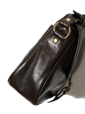 画像7: 【 INCEPTION（インセプション） 】　ホースハイドメールバッグ S　[ 馬革 茶芯 ] [ BROWN ]