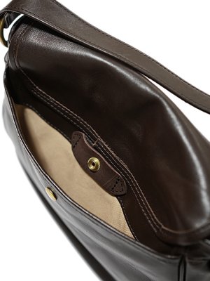 画像9: 【 INCEPTION（インセプション） 】　ホースハイドメールバッグ S　[ 馬革 茶芯 ] [ BROWN ]