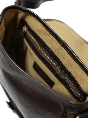 画像10: 【 INCEPTION（インセプション） 】　ホースハイドメールバッグ S　[ 馬革 茶芯 ] [ BROWN ]