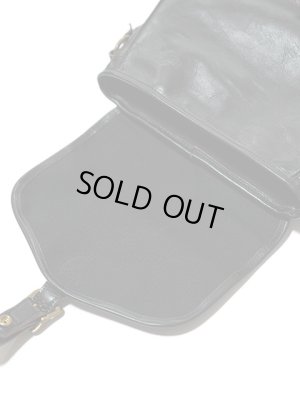 画像6: 【 INCEPTION（インセプション） 】　ホースハイドメールバッグ M　[ 馬革 茶芯 ] [ BLACK ]