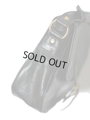 画像7: 【 INCEPTION（インセプション） 】　ホースハイドメールバッグ M　[ 馬革 茶芯 ] [ BLACK ]