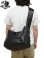 画像1: 【 INCEPTION（インセプション） 】　ホースハイドニュースペーパーバッグ [ HORSE HIDE NEWSPAPER BAG ] [ Black (茶芯) ] (1)