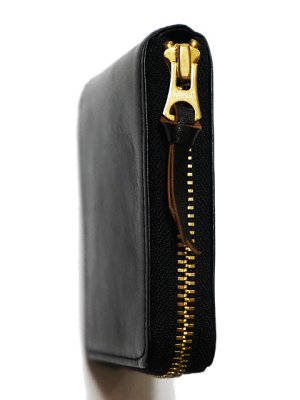 画像2: 【 INCEPTION（インセプション） 】　ホースハイドラウンドジップショートウォレット　[ 馬革 茶芯 ]