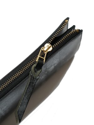 画像3: 【 INCEPTION（インセプション） 】　L字ラウンドジップウォレット [ UKブライドル ] [ BLACK ]