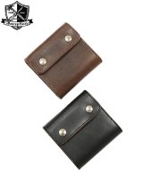 【 INCEPTION（インセプション） 】　HORSE BUTT LEATHER TRUCKER WALLET [ Short ] [ 馬革 ]