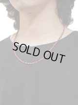 【 Indian Jewelry（インディアン ジュエリー） 】 ナバホビーズ&コーラルネックレス [ Navajo Silver & Coral ] [ 56cm ] 【 メール便可 】