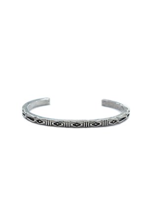 画像3: 【 Jennifer Curtis（ジェニファーカーティス） 】ナバホシルバーバングル [ NAVAJO JEWELRY ] 【 メール便可 】