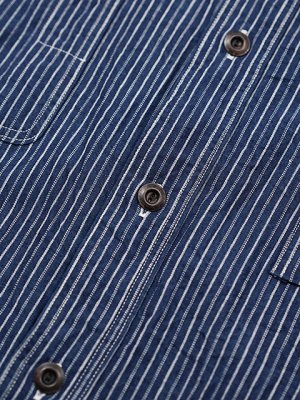画像9: 【 JELADO（ジェラード） 】　インディゴストライプワークシャツ　[ Smokers Shirts ] [ INDIGO ]