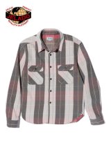 【 予約商品  (9~10月予定) 】【 JELADO（ジェラード） 】　ヘビーチェックネルシャツ [ ショート丈 ] "Unionworkers Shirts" [ Lychee (ライチ) ] [ 2025年モデル ]