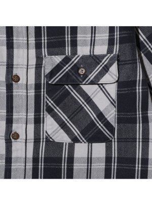 画像4: 【 JELADO（ジェラード） 】　ヘビーチェックネルシャツ [ ショート丈 ] "Unionworkers Shirts" [ Prune (プルーン) ] [ 2025年モデル ]