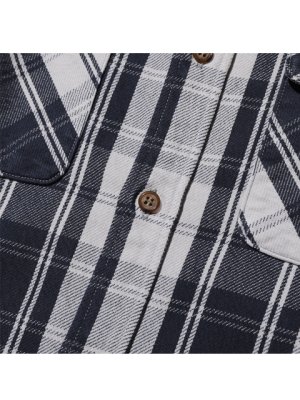 画像5: 【 JELADO（ジェラード） 】　ヘビーチェックネルシャツ [ ショート丈 ] "Unionworkers Shirts" [ Prune (プルーン) ] [ 2025年モデル ]