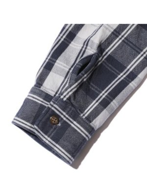 画像6: 【 JELADO（ジェラード） 】　ヘビーチェックネルシャツ [ ショート丈 ] "Unionworkers Shirts" [ Prune (プルーン) ] [ 2025年モデル ]