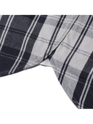 画像7: 【 JELADO（ジェラード） 】　ヘビーチェックネルシャツ [ ショート丈 ] "Unionworkers Shirts" [ Prune (プルーン) ] [ 2025年モデル ]