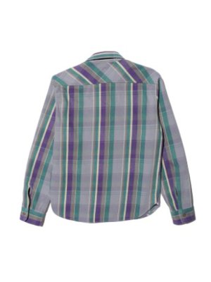 画像2: 【 JELADO（ジェラード） 】　ヘビーチェックネルシャツ [ ショート丈 ] "Unionworkers Shirts" [ Zucchini (ズッキーニ) ] [ 2025年モデル ]