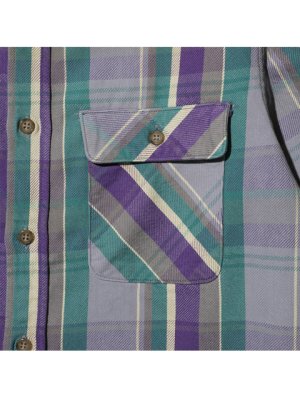 画像4: 【 JELADO（ジェラード） 】　ヘビーチェックネルシャツ [ ショート丈 ] "Unionworkers Shirts" [ Zucchini (ズッキーニ) ] [ 2025年モデル ]