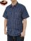 画像1: 【 JELADO（ジェラード） 】 半袖ウォバッシュワークシャツ [ Unionworkers S/S Shirt ] [ INDIGO WABASH ] 【 メール便可 】 (1)