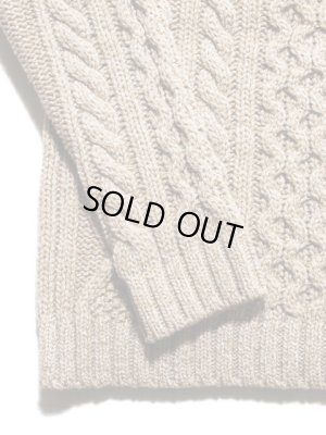 画像6: 【 JELADO（ジェラード） 】　メリノウールケーブル編みクルーネックニットセーター　[ Crew Neck Cable Knit ]