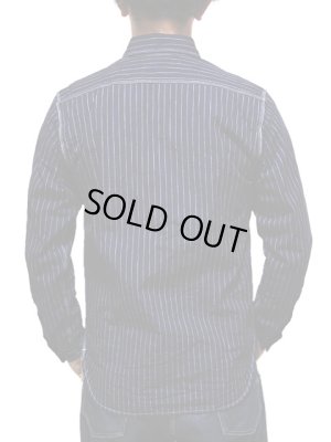 画像2: 【 JELADO（ジェラード） 】　インディゴストライプレイルローダーシャツ　[ Railroader Shirts ]