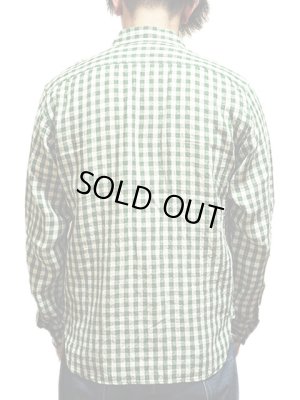 画像2: 【 JELADO（ジェラード） 】　リネンギンガムチェックレイルローダーシャツ　[ Railroader Shirts ] 