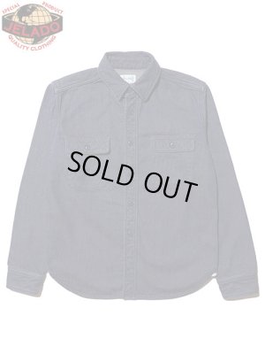 画像3: 【 JELADO（ジェラード） 】　ヘビーチェックネルシャツ　[ ショート丈 ]　"Unionworkers Shirts"　[  インディゴ ] 