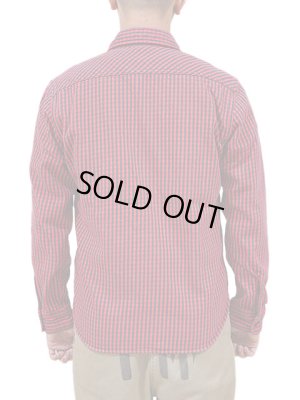 画像2: 【 JELADO（ジェラード） 】　ヘビーチェックネルシャツ　[ ショート丈 ]　"Unionworkers Shirts"　[  オールドレッド ] 