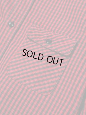 画像6: 【 JELADO（ジェラード） 】　ヘビーチェックネルシャツ　[ ショート丈 ]　"Unionworkers Shirts"　[  オールドレッド ] 