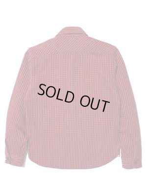 画像4: 【 JELADO（ジェラード） 】　ヘビーチェックネルシャツ　[ ショート丈 ]　"Unionworkers Shirts"　[  オールドレッド ] 