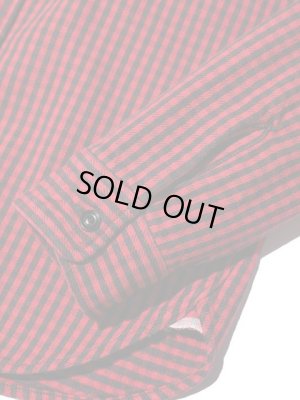 画像8: 【 JELADO（ジェラード） 】　ヘビーチェックネルシャツ　[ ショート丈 ]　"Unionworkers Shirts"　[  オールドレッド ] 