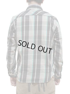画像2: 【 JELADO（ジェラード） 】　ヘビーチェックネルシャツ　[ ショート丈 ]　"Unionworkers Shirts"　[ Choco Mint ] 