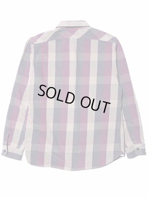 画像5: 【 JELADO（ジェラード） 】　ヘビーチェックネルシャツ　[ ショート丈 ]　"Unionworkers Shirts"　[ Grape ] 