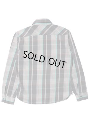 画像5: 【 JELADO（ジェラード） 】　ヘビーチェックネルシャツ　[ ショート丈 ]　"Unionworkers Shirts"　[ Choco Mint ] 