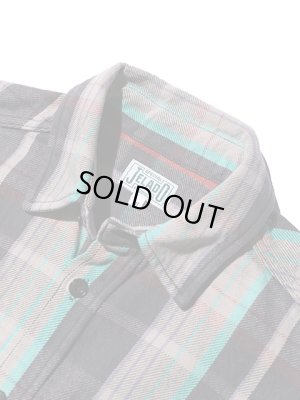 画像6: 【 JELADO（ジェラード） 】　ヘビーチェックネルシャツ　[ ショート丈 ]　"Unionworkers Shirts"　[ Choco Mint ] 