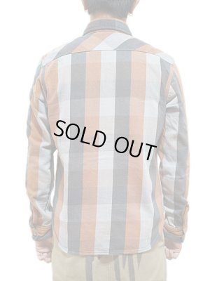 画像2: 【 JELADO（ジェラード） 】　ヘビーチェックネルシャツ　[ ショート丈 ]　"Unionworkers Shirts"　[ Caramel ] 