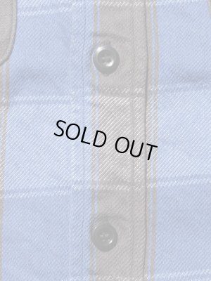 画像10: 【 JELADO（ジェラード） 】　JP94115　ヘビーチェックネルシャツ　[ ショート丈 ]　[ オールドブルー ] 