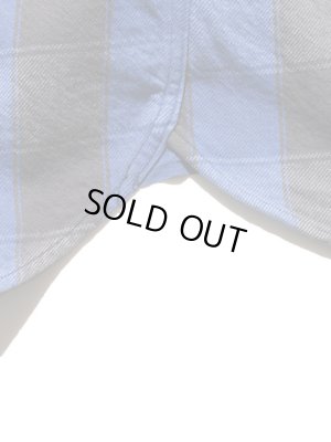 画像8: 【 JELADO（ジェラード） 】　JP94115　ヘビーチェックネルシャツ　[ ショート丈 ]　[ オールドブルー ] 