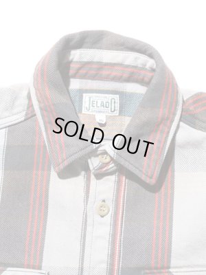 画像5: 【 JELADO（ジェラード） 】　JP94115　ヘビーチェックネルシャツ　[ ショート丈 ]　[ ブラック ] 