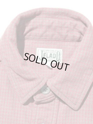 画像5: 【 JELADO（ジェラード） 】　JP94115　ヘビーチェックネルシャツ　[ ショート丈 ]　[ プラム ] 