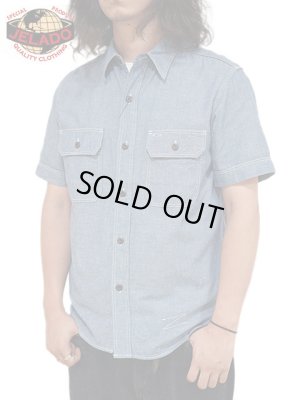 画像1: 【 JELADO（ジェラード） 】 半袖シャンブレーワークシャツ [ Chambray Work Shirts ] [ INDIGO ] 【 メール便可 】