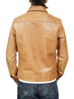 画像2: 【 Y'2 LEATHER（ワイツーレザー） 】　柿渋ホースGジャン1st 大戦モデル　[ 馬革 ] [ KAKISHIBU ]