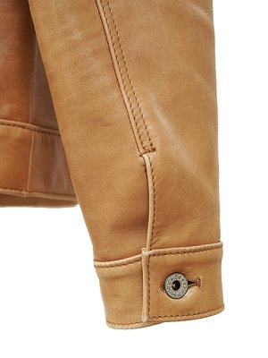 画像9: 【 Y'2 LEATHER（ワイツーレザー） 】　柿渋ホースGジャン1st 大戦モデル　[ 馬革 ] [ KAKISHIBU ]