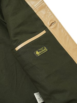 画像13: 【 Y'2 LEATHER（ワイツーレザー） 】　柿渋ホースGジャン1st 大戦モデル　[ 馬革 ] [ KAKISHIBU ]