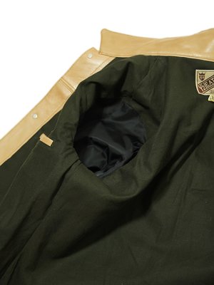 画像12: 【 Y'2 LEATHER（ワイツーレザー） 】　柿渋ホースGジャン1st 大戦モデル　[ 馬革 ] [ KAKISHIBU ]