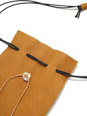 画像3: 【 KC'S（ケーシーズ） 】　Loosely Pouch　[ DEER SKIN（鹿革） ] [ CAMEL ] 【 メール便可 】