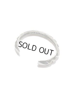 画像2: 【 Indian Jewelry（インディアン ジュエリー） 】 ナバホシルバーバングル [ Kevin Ramone ( ケヴィンラモーン )]