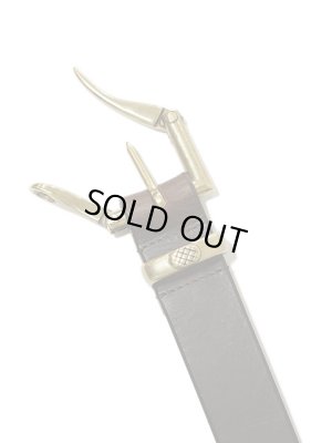 画像4: 【 Lua Original（ルアオリジナル） 】 Fireman Buckle Leather Belt [ DIPPED WORK HARNES ] [ BROWN ]