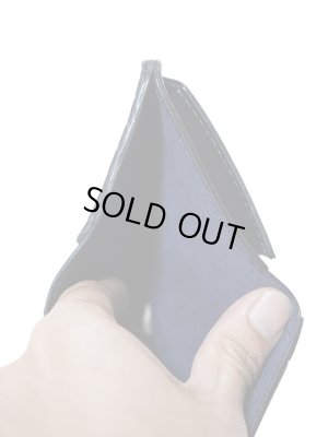 画像6: 【 Lua Original（ルアオリジナル） 】　藍染クロコダイルレザーミニウォレット　[ 藍染 Crocodile Leather Mini Wallet ] 