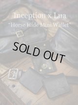 【 Lua x Inception（ルア x インセプション） 】　別注ホースハイドミニウォレット　[ Horse Leather Mini Wallet ] [ 馬革(茶芯) ]
