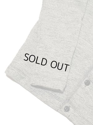 画像7: 【 Loop & Weft（ループアンドウエフト） 】　HEATHER SLUB PILE BACK HEM RIBBED CARDIGAN　[ Sweat Cardigan ]